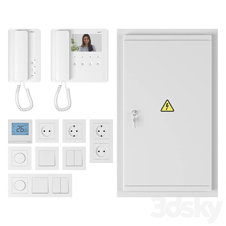 Home electrician (Schneider Electric, Came) 