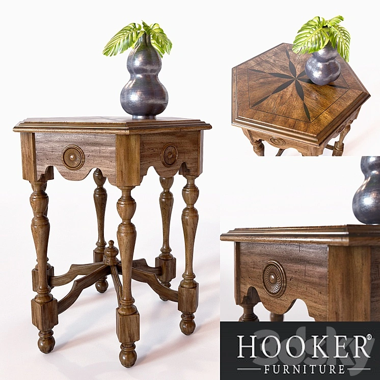 Hexagon Accent Table 