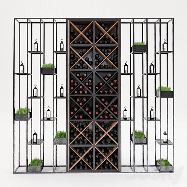 Shelving Wine Station 