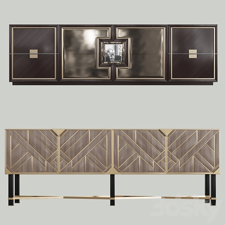 Dressers in the style of art deco 01 