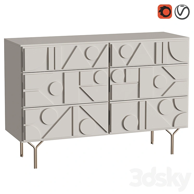 Chest of drawers Elgos (Pictograph) 