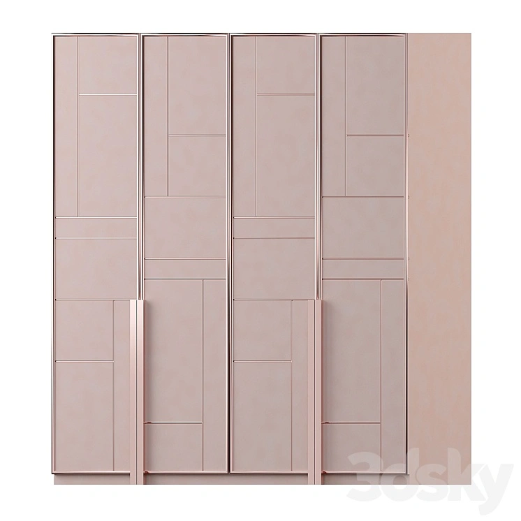 Wardrobe pink beas 