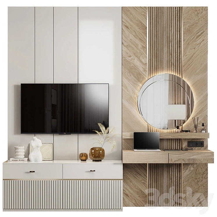 Room tv wall 05 