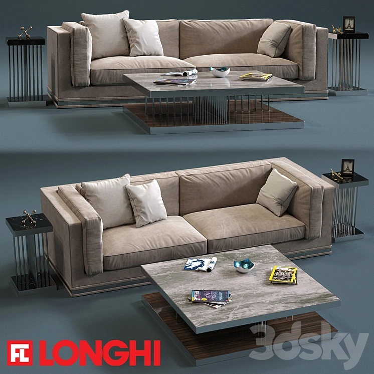 Fratelli Longhi MASON 2-Seates Sofa 