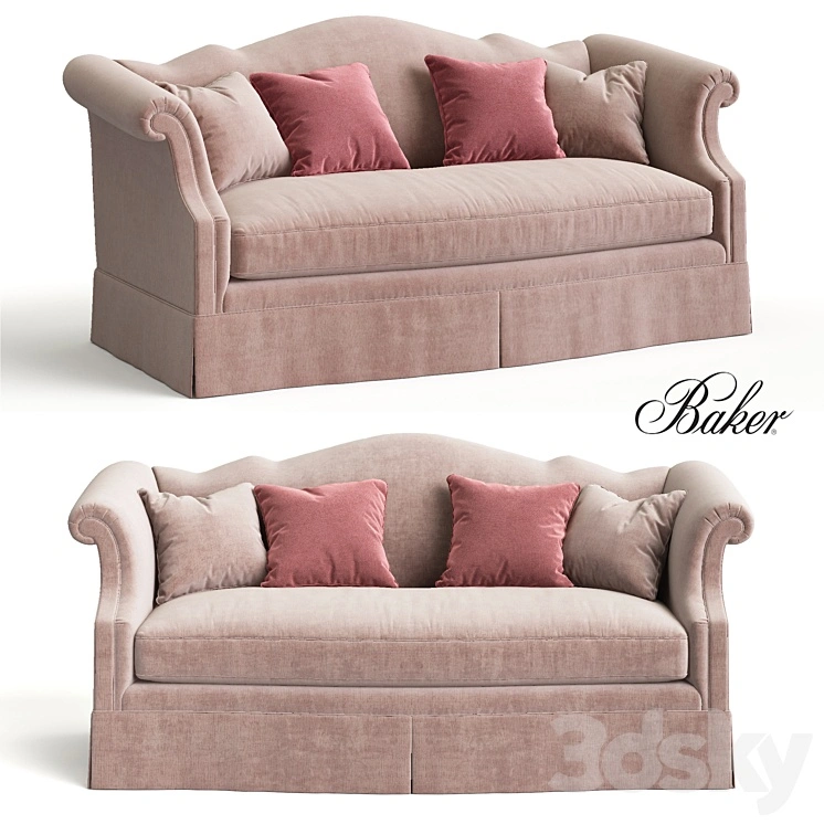 BAKER Camelback Sofa 6513-81 