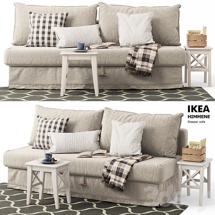 Sofa-bed HIMMANE Ikea / Sleeper sofa HIMMENE Ikea 