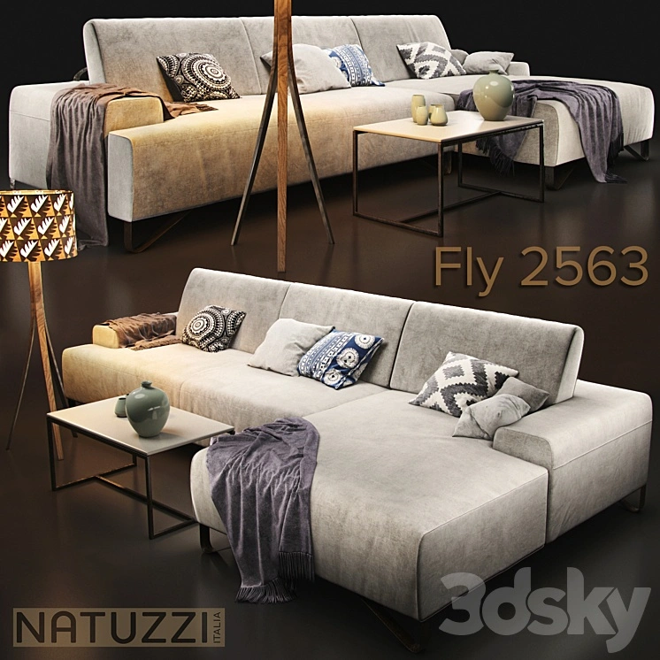 Sofa natuzzi Fly 2563 
