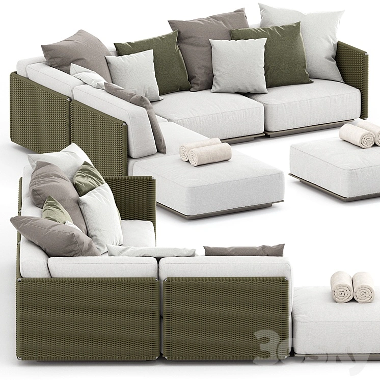 EDDY OUTDOOR SOFA 2 by FLEXFORM 
