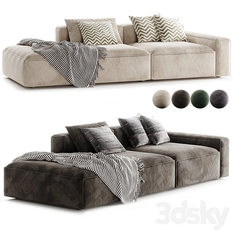 Jonathan Side Chaise Sofa 