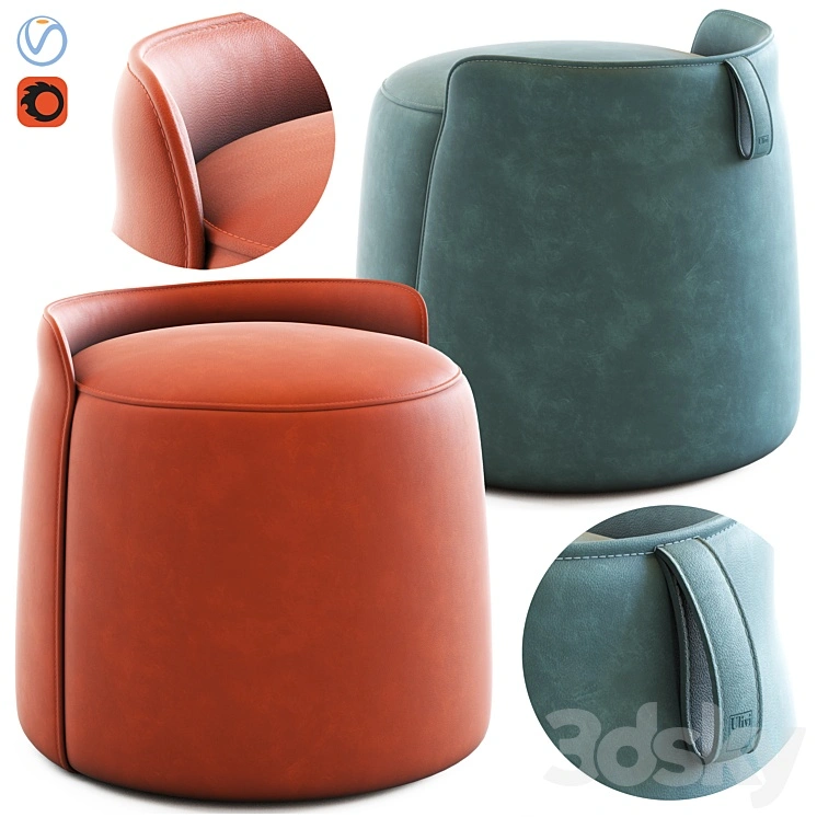 Ulivi lilas pouf 