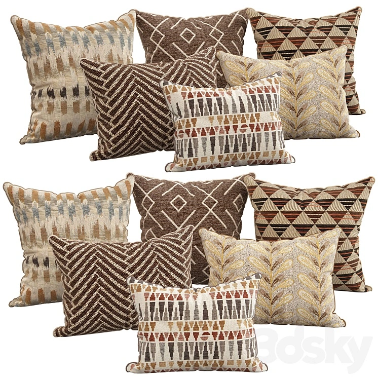 Decorative pillows 106 