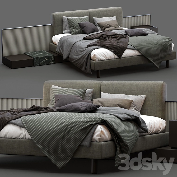 Meridiani Bed CLIFF 