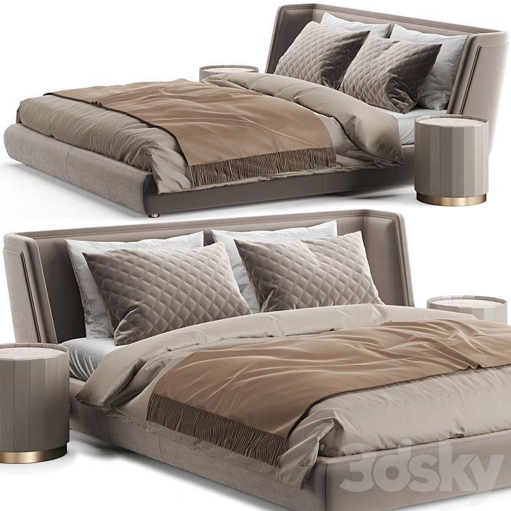 Baxter Metropolis Plain Bed 