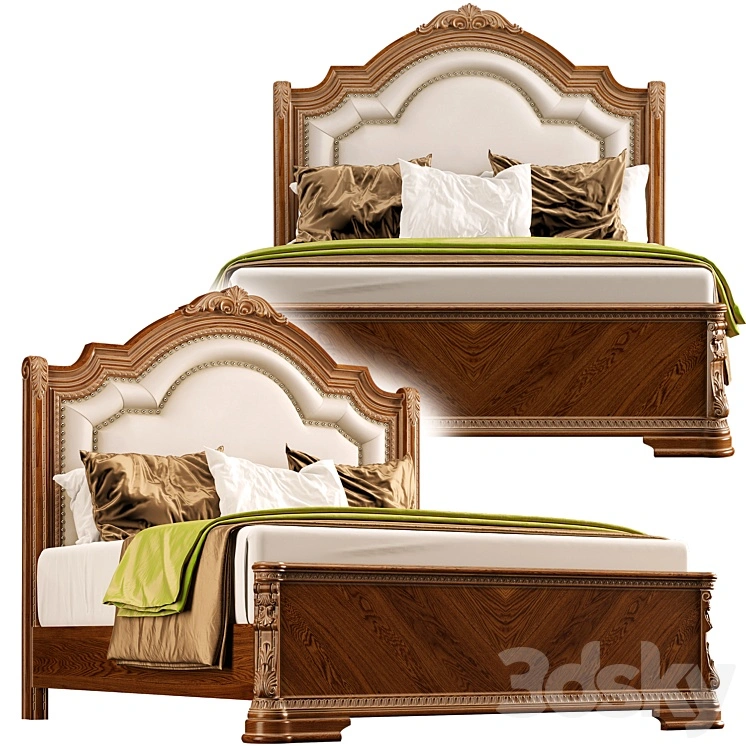 Charmond Queen Upholstered Sleigh Bed 