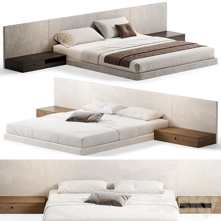 PALISSANDRE Modern Bed, Double bed 01 