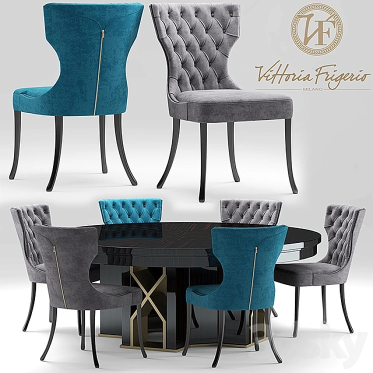 Chair vittoria frigerio Adda Capitonne Grimaldi 