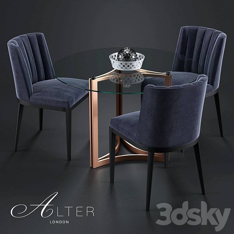 Bespoke Dining Chair 418 / Cino Dining Table 
