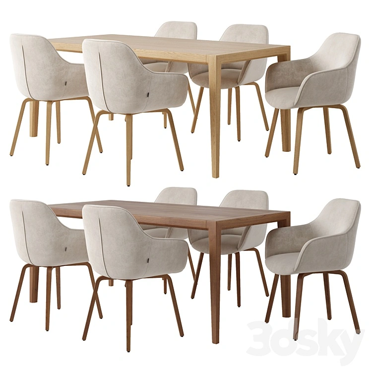 Aleli Chair.Kave Home, Table Nizou AM.PM 