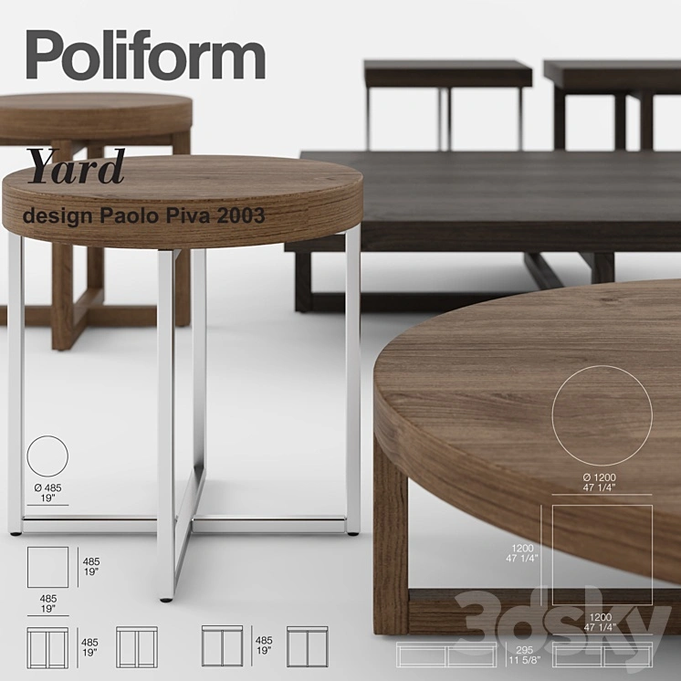 POLIFORM. Yard coffee table 
