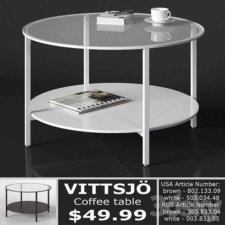 IKEA VITTSJO Coffee table 