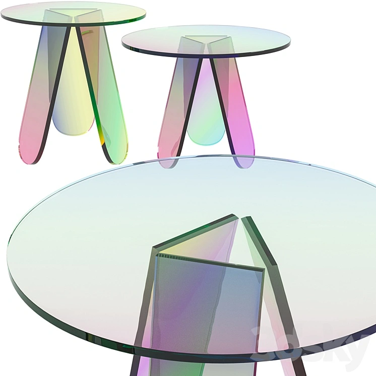 Coffee table Corner design Prism 