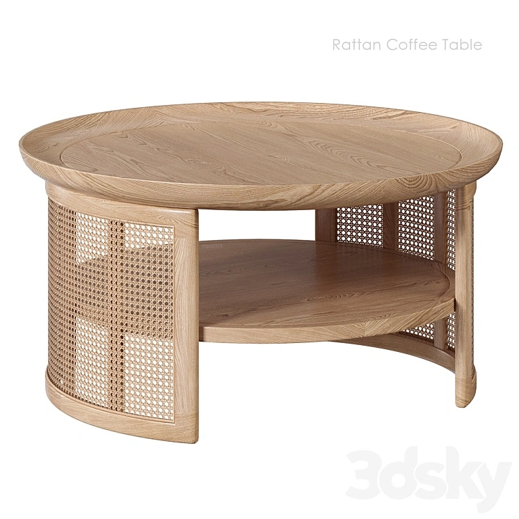 Homary Rattan coffee table 