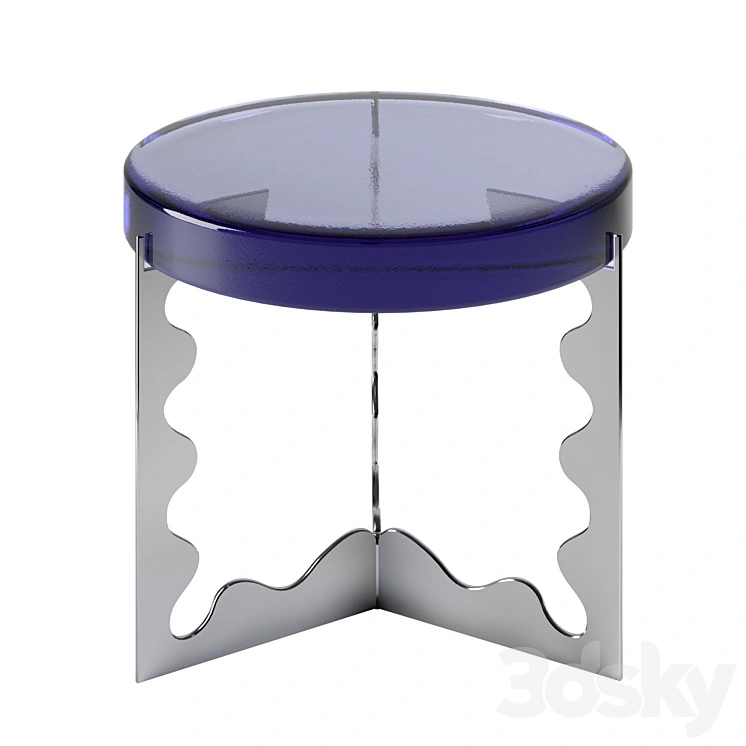Side table Ripple Short 