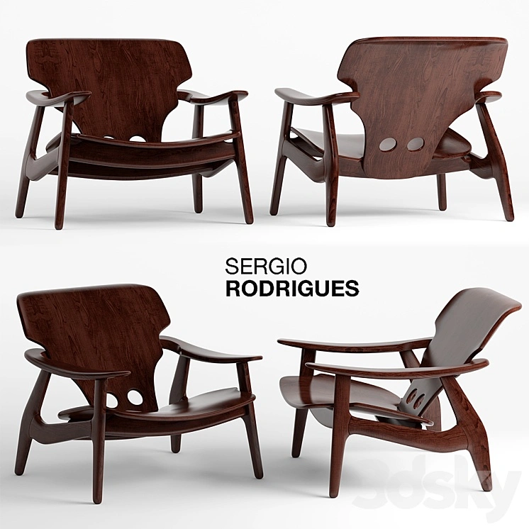 Armchair cadeira diz sergio rodrigues 