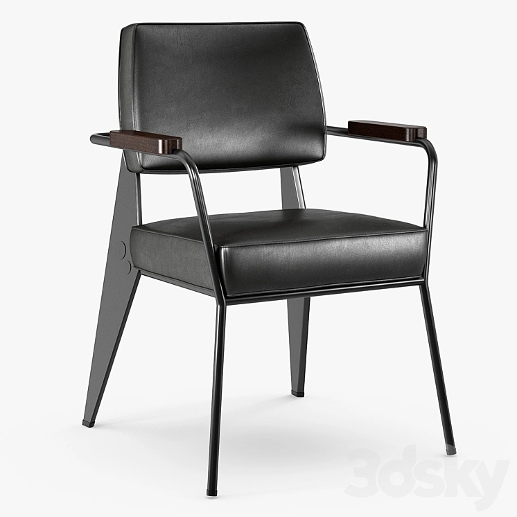 Vitra - Fauteuil direction by Jean Prouve 