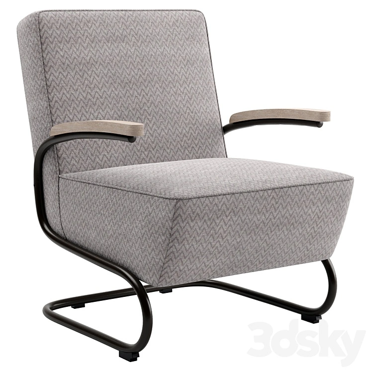 Crosby Accent Chair - Gray by Apt.1710 