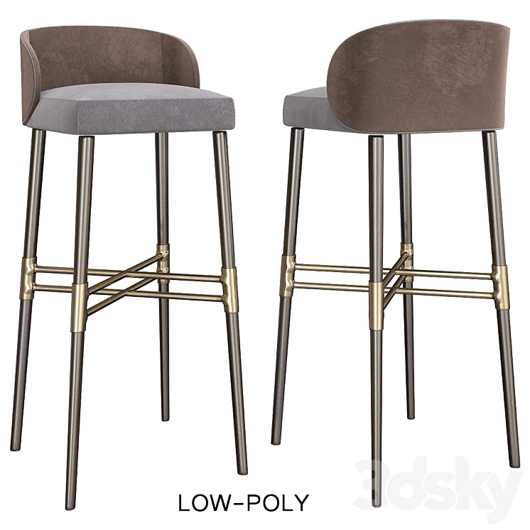 Bar Stool - Minotti 