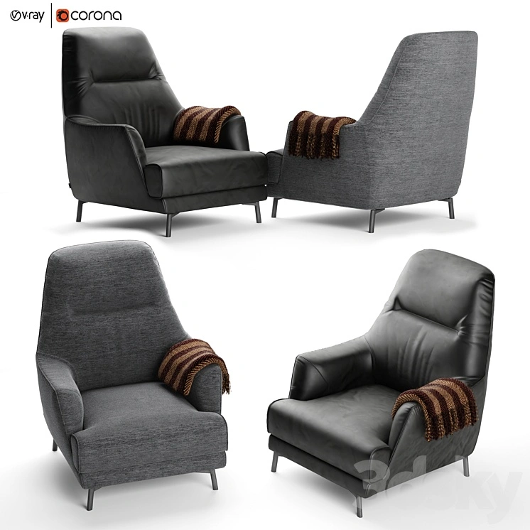 Leyra Armchair Natuzzi Italia 