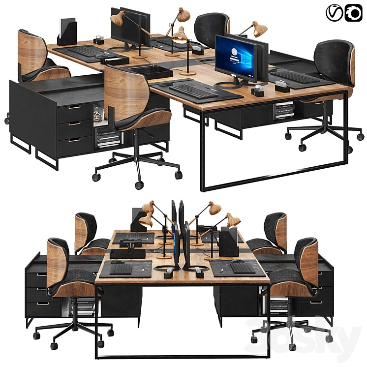 office furniture set 02 