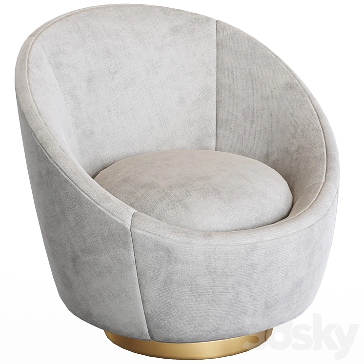 Jonathan Adler Ether Swivel Chair 