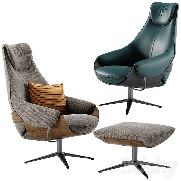 Leolux Cream armchair 