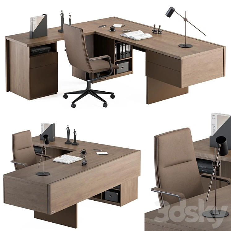 Boss Desk Wood and MDF - Office Furniture 243 