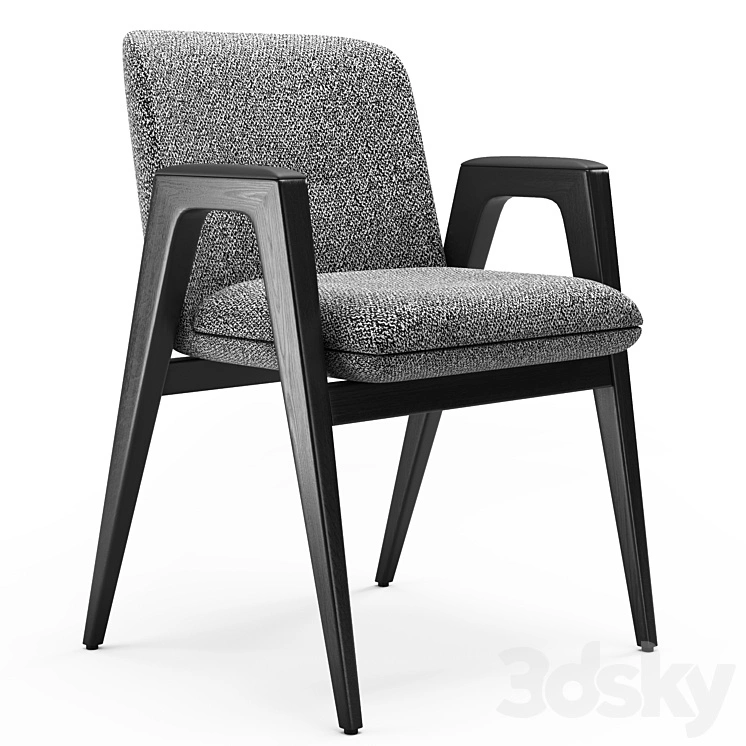 Armchair Minotti Lance Argento 