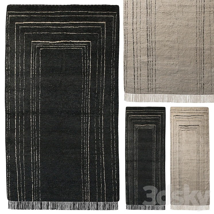 4 Carpets BAXTER - BERBERE - PATTERN B 