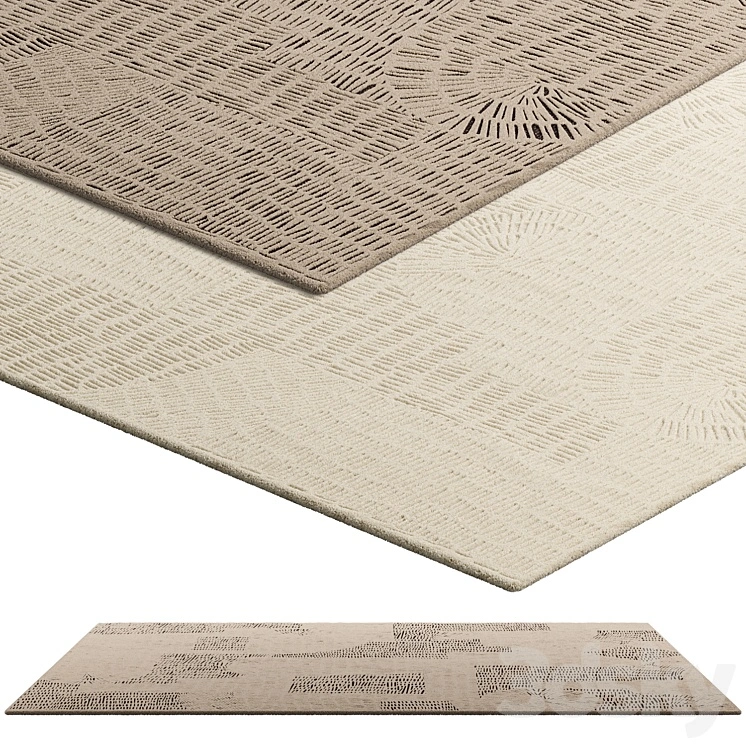 Poliform Trace Rectangular Rug (2 colors) 