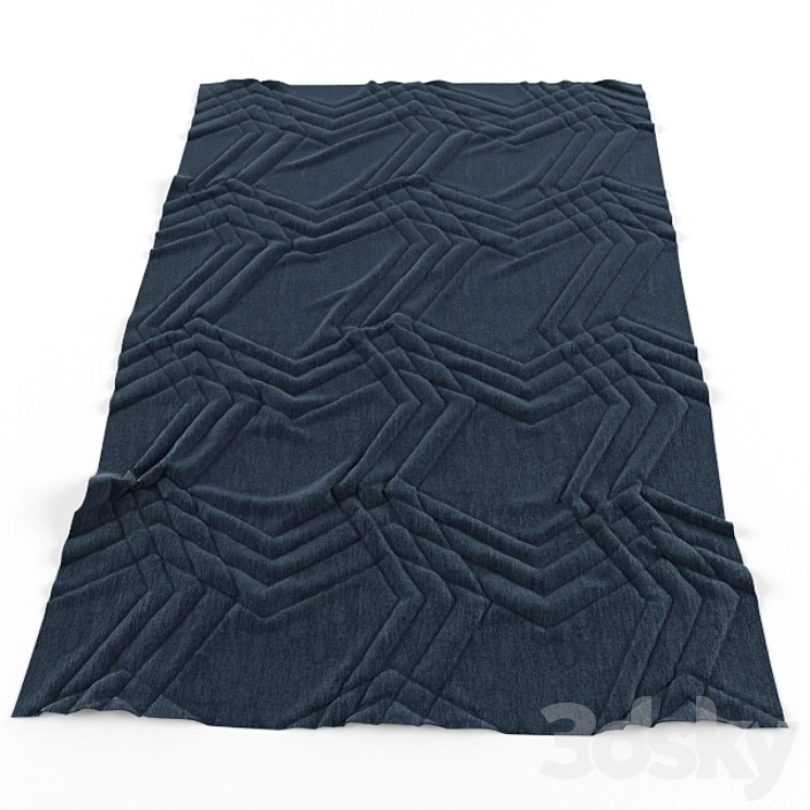 Navy blue carpet 