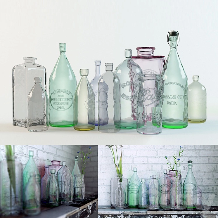 Old bottle for loft 