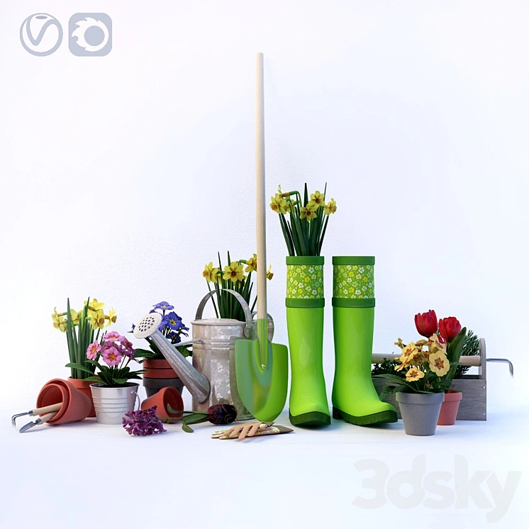 Decorative set for garden-garden 