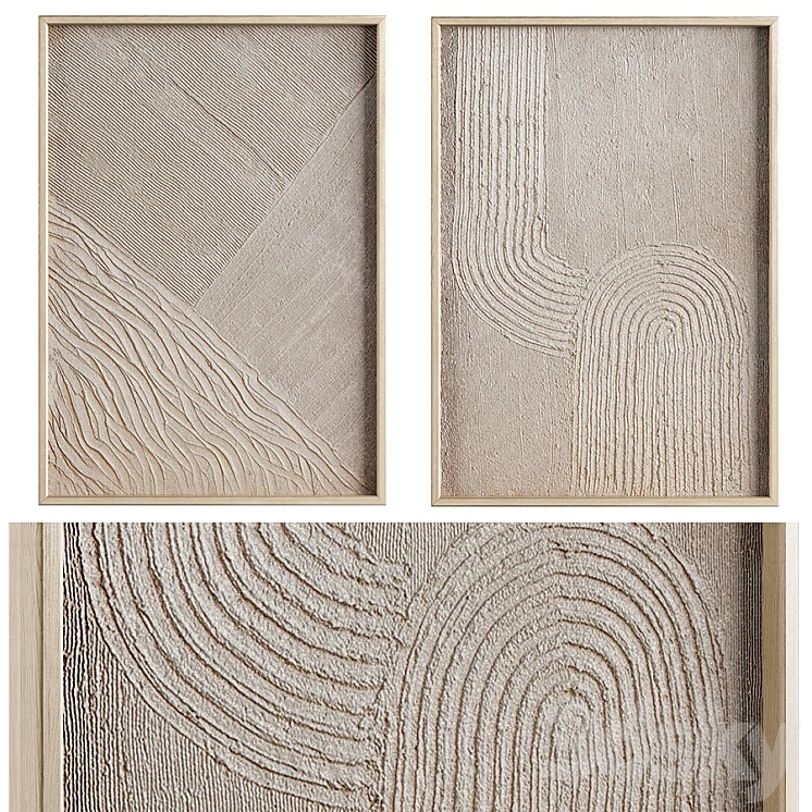 Plaster Paintings Set 01 