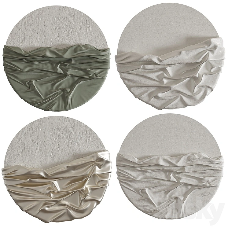 Decorative set of art paintings 10 