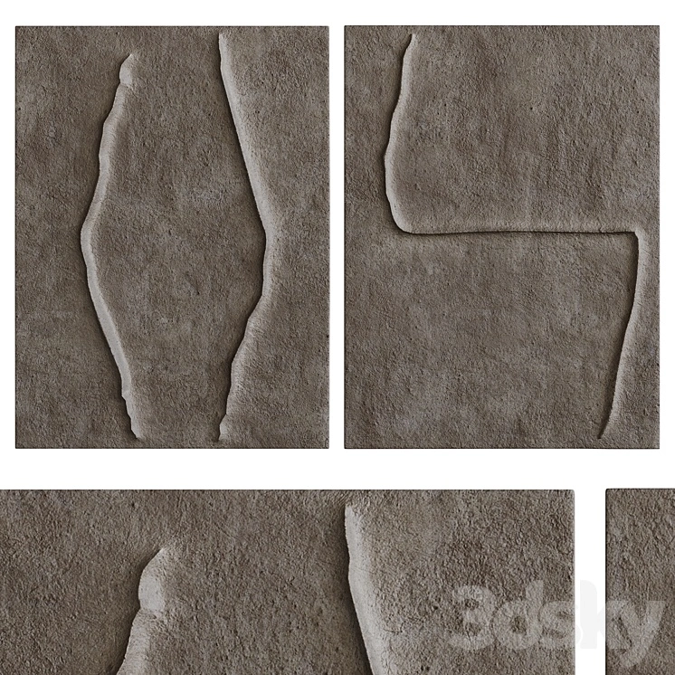Abstract painting set02 