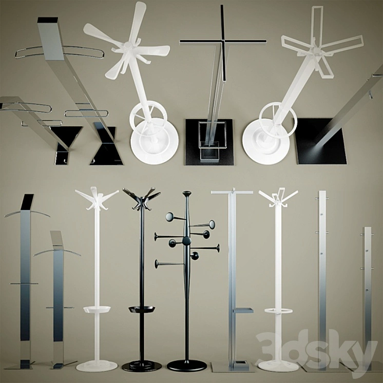 Outdoor clothes hangers 
