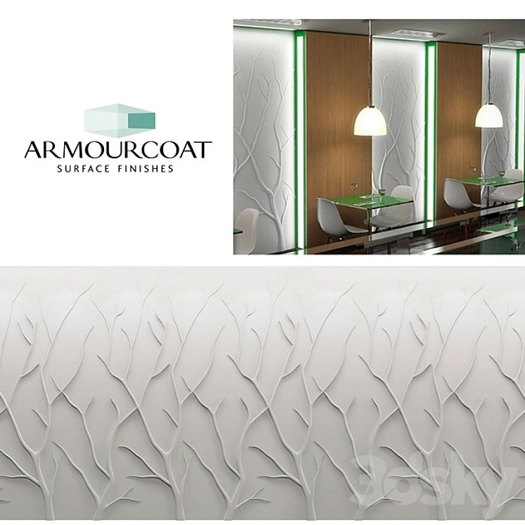 Armourcoat elm 3d panel 