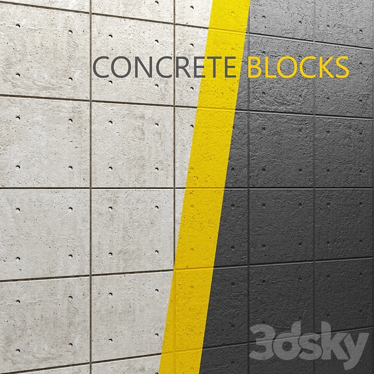 Concrete panel, wall decor, concrete, loft, decorative, interior, black, panel 