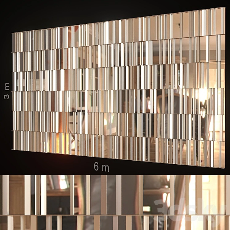 Decorative wall 195. 