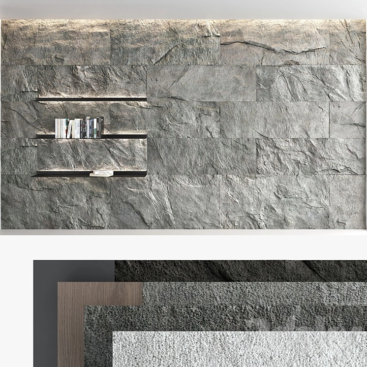 Decorative wall panel set 62 